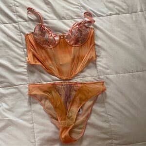 Savage x fenty corset set NWT